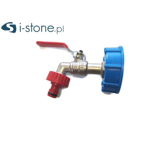 Zawór kulowy z szybkozłączką na wąż ogrodowy | IBC 3/4''